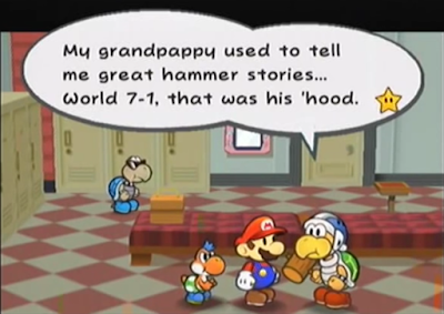 Hamma Hammer Bro. Brother grandfather 7-1 Paper Mario: The Thousand-Year Thousand Year Door GameCube Glitz Pit Glitzville Chapter 3