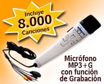 MICROFONO MAGIC MIC II con 8mil canciones