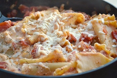 Skinny Skillet Lasagna