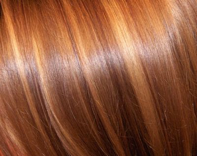 brown hair light red highlights. makeup rown hair light red