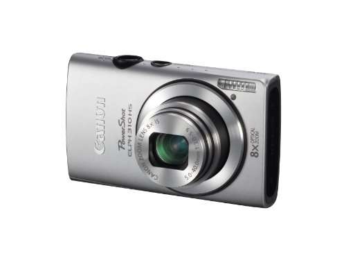 Canon PowerShot ELPH 310 HS 12.1 MP CMOS Digital Camera with 8x Wide-Angle Optical Zoom Lens and Full 1080p HD Video (Silver)