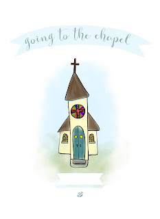 LostBumblebee ©2015 MDBN : Free Donate to Download Printable : Going to the Chapel : Personal use ONLY -no commercial use.