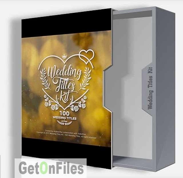 VideoHive Wedding Titles Kit 100 Titles for After Effects