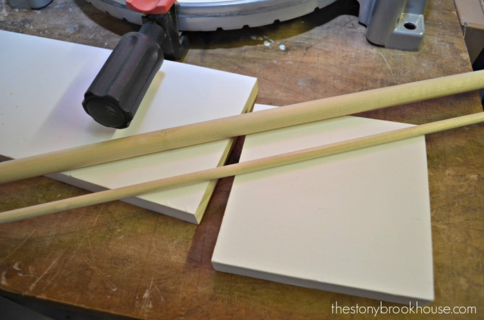 Base and Dowels for Advent Tree