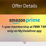 MyVodafone App - Get 1 Year Amazon Prime Subscription at Just Rs.499 Only (Vodafone Users)