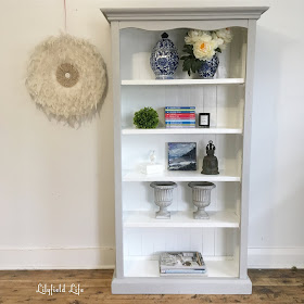 hand painted bookcase by Lilyfield Life