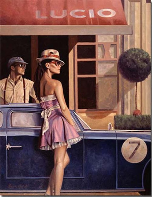 British Artist-"Peregrine Heathcote" 1973