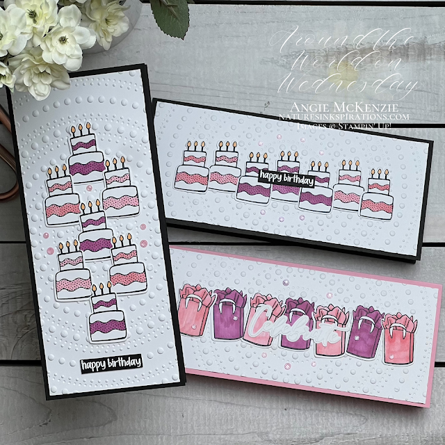 Stampin' Up! Attention Shoppers birthday card ideas | Nature's INKspirations by Angie McKenzie