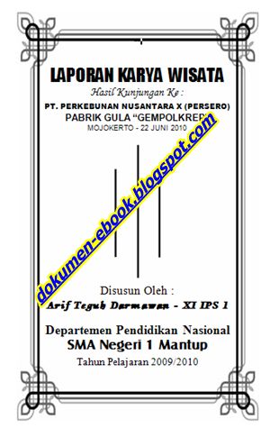 Download Karya Tulis Ilmiah Pabrik Gula Gempolkrep 