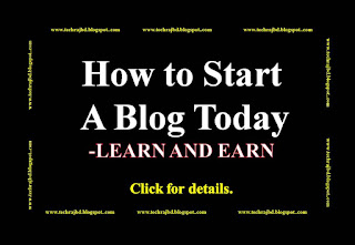 How to Start A Blog Today-Learn And Earn          