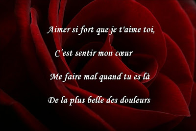 Carte avec citation d'amour -Aimer: Aimer si Fort que je t'Aime