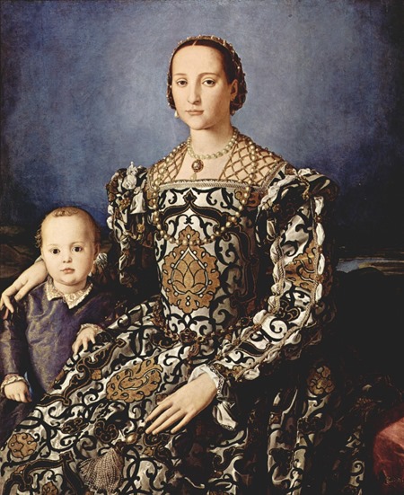 Portrait of Eleanor of Toledo with her Son Giovanni (1545-1546)