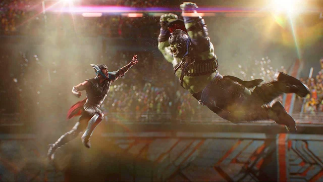  Papel de parede grátis HD Filmes Thor Ragnarok Thor vs Hulk para pc, notebook, celular e tablet.