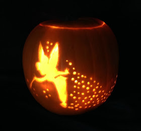 How-to-carve-a-pumpkin-Pumpkin-carved-with-Tinkerbell-lit-up