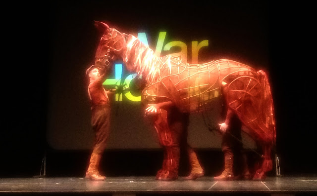 War horse on stage at the Bristol Hippodrome