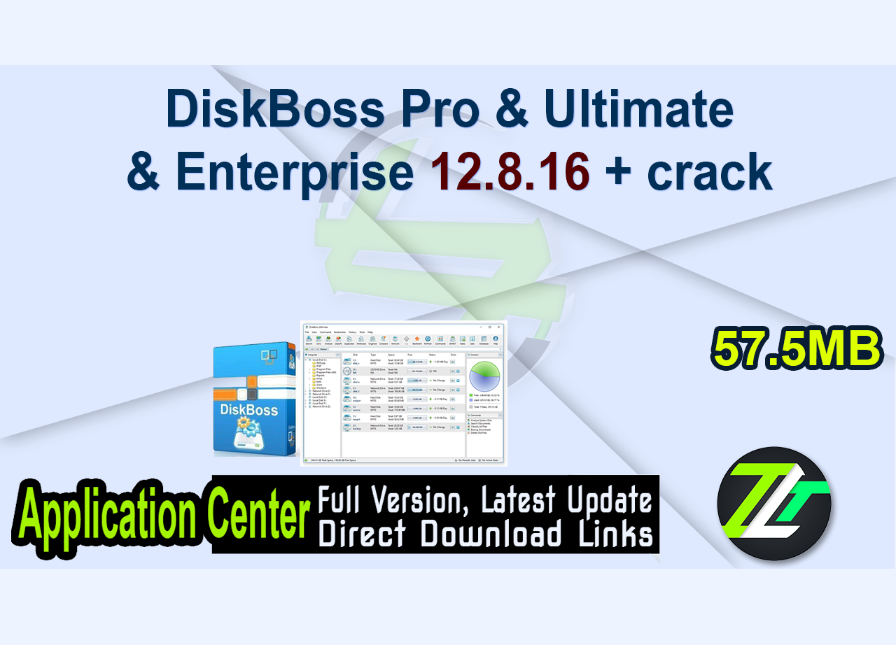 DiskBoss Pro & Ultimate & Enterprise 12.8.16 + crack