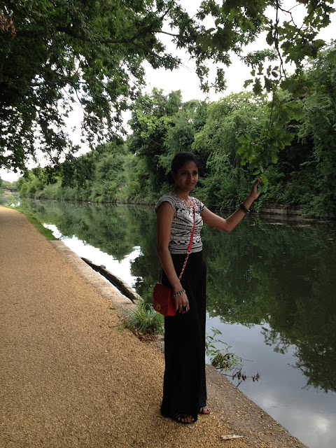 Cropped Top and High Waisted Trousers