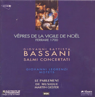 Bassani, G B: Vepres de la Vigile de Noel