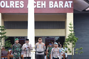 Polres Aceh Barat Melaksanakan Apel Gelar Pasukan Operasi Lilin Seulawah-2022