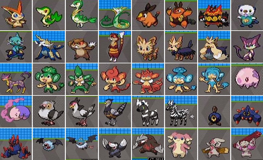 Pokemon Black Pokedex