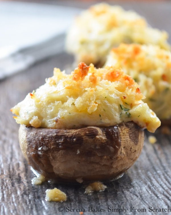 Crab Stuffed Mushrooms Serena Bakes Simply From Scratch