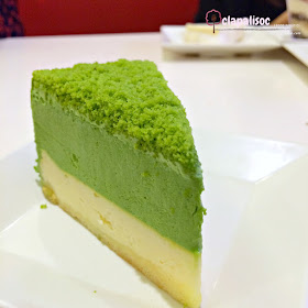 Matcha Double Cake from Genki Sushi