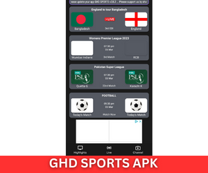 GHD Sports Apk -- Download
