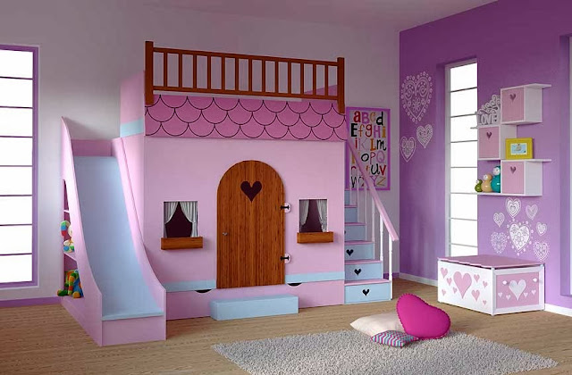 CAMA CASA EN DORMITORIOS INFANTILES - DORMITORIO CASITA DE MUÑECAS EN DORMITORIOS INFANTILES - DORMITORIOS INFANTILES CON ÁREAS DE JUEGO via http://dormitorioinfantil.blogspot.com/