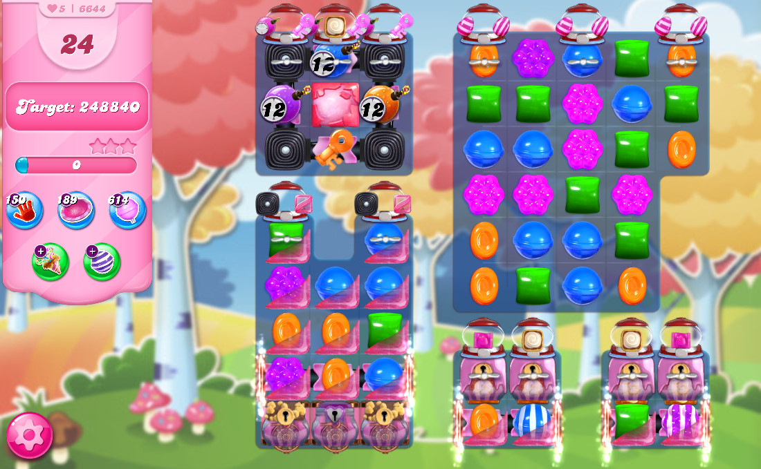 Candy Crush Saga level 6644