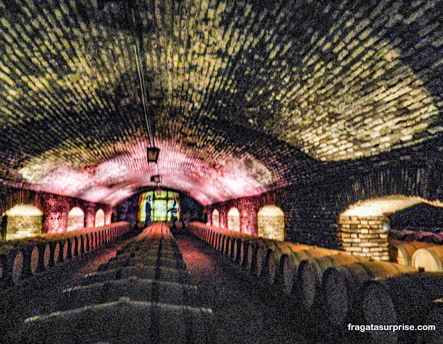 Espetáculo de som e luz na Vinícola Concha y Toro, Chile