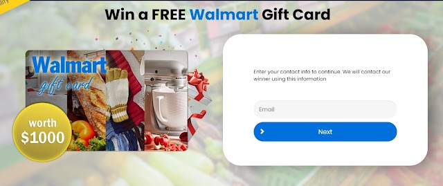 YouSweep - Win A $1000 Walmart Gift Card (USA)