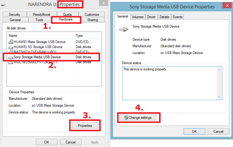 usb speedup change hardware policy NKWorld4U