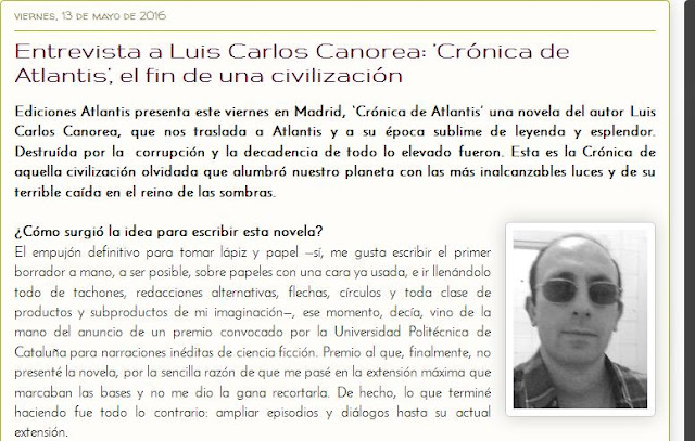 Entrevista Luis Carlos Canorea