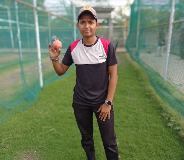 रितु चौहान को मध्यप्रदेश क्रिकेट टीम मे चयन के लिए  सिफारिश | Ritu Chouhan Indian Women Cricketer |