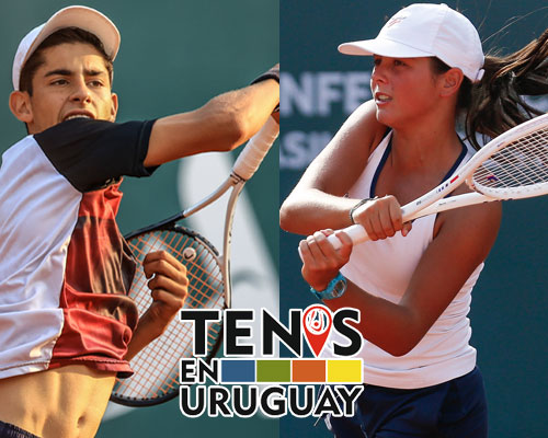 Felipe Vázquez y Sofía Barbosa en la Roland Garros Junior Series 2024