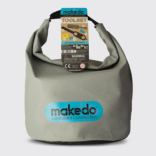 Makedo Construction With 360-Piece Toolset, Build Your Own Cardboard Projects