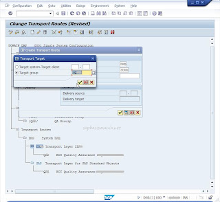 Create SAP Transport Route