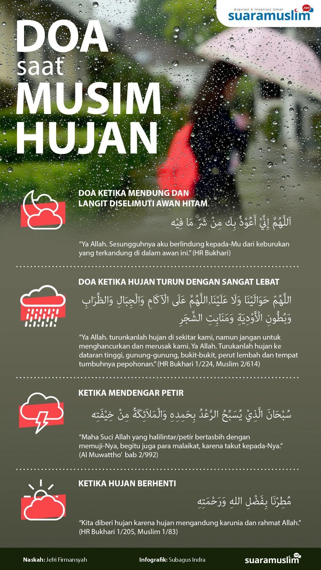 Doa Ketika Musim Hujan Dan Banjir
