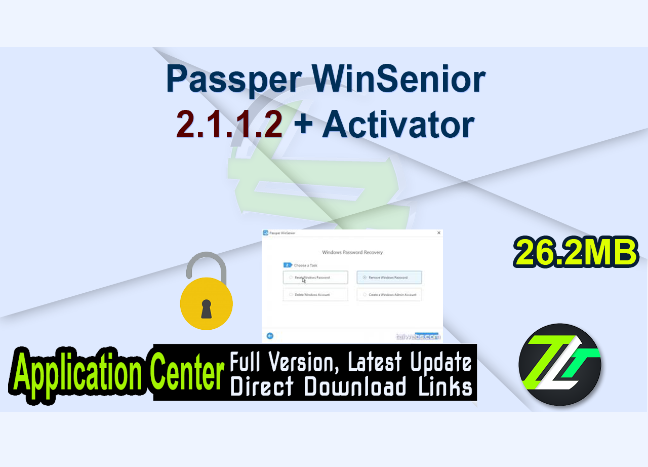 Passper WinSenior 2.1.1.2 + Activator