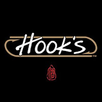 The logo to Hooks Sushi Bar in St Petersburg, Florida