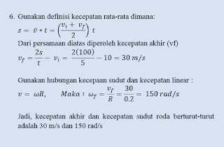 Kumpulan Soal dan Pembahasan Soal Ujian Nasional (UN) Fisika SMA Part 1 - Mekanika (Gerak Lurus dan Gerak Melingkar)