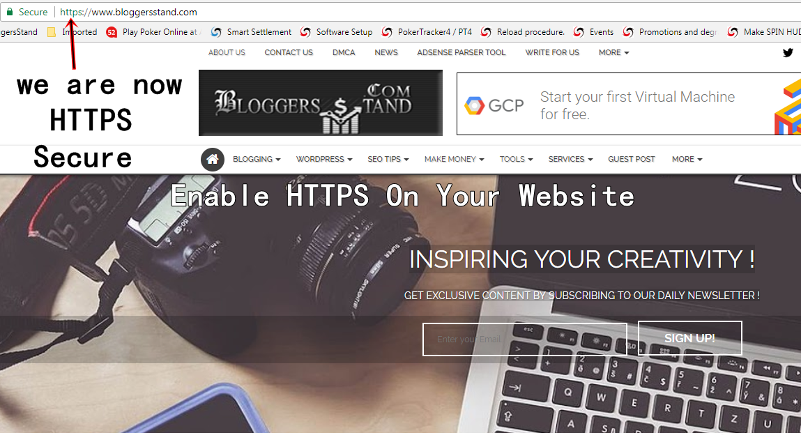 activate http to https inwards blogger custom domain How to Enable HTTP to HTTPS For Custom Domain In Blogger