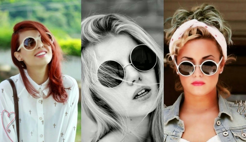 Redondo Encontre modelos de Óculos de Sol para seu estilo Chilli 