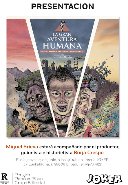 Presentación de "La gran Aventura Humana" en Bilbao.