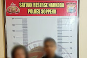 Sat Resnarkoba Polres Soppeng Bekuk Dua Orang Pelaku Penyalahgunaan Narkotika