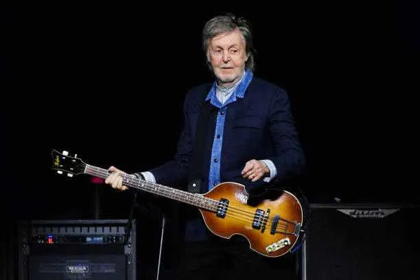 Paul McCartney performs at The O2 Arena during his 'Got Back' world tour, on December 18, 2024, in London, England. Photo by Jim Dyson/Getty Images