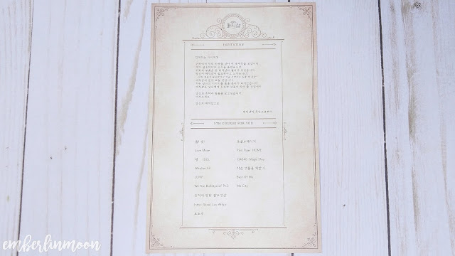 BTS 5th Muster DVD | Invitation Card