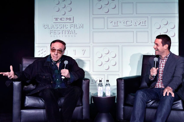 Peter Bogdanovich and Dave Karger at the 2017 TCM Classic Film Festival 