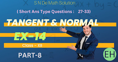 Tangent and Normal  Part-8