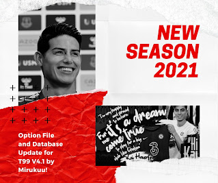 PES 2017 Option File Tauvic99 Patch V4.1 New Season 2020/2021